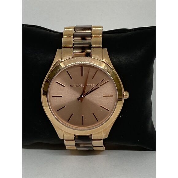 Michael Kors MK3221 Women's Stainless Steel Gold Analog Dial Quartz Watch LJ320 - Picture 1 of 12